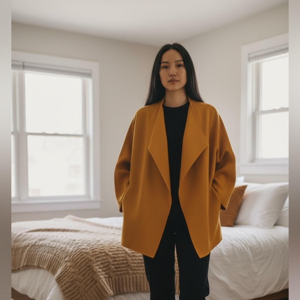 Vintage Oscar de la Renta orange jacket